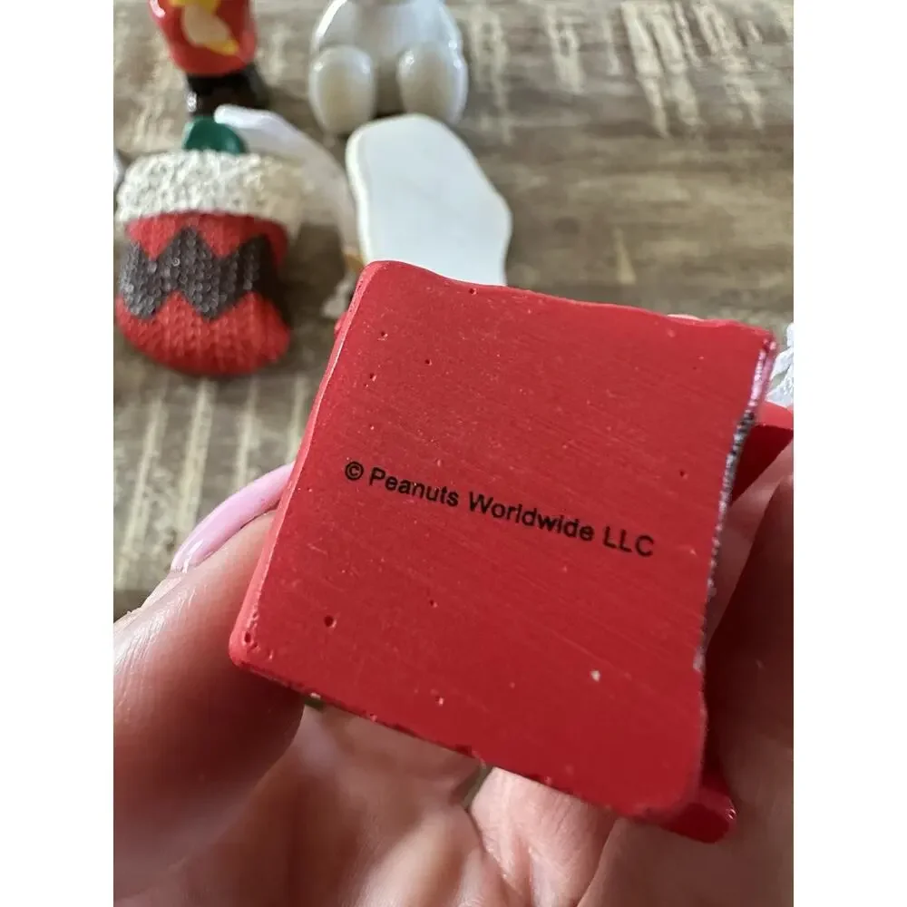 Lot 6 Hallmark Peanuts Worldwide Ornaments Snoopy Linus Etc
